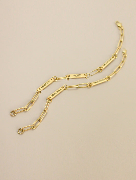 Paperclip Bars Bracelet