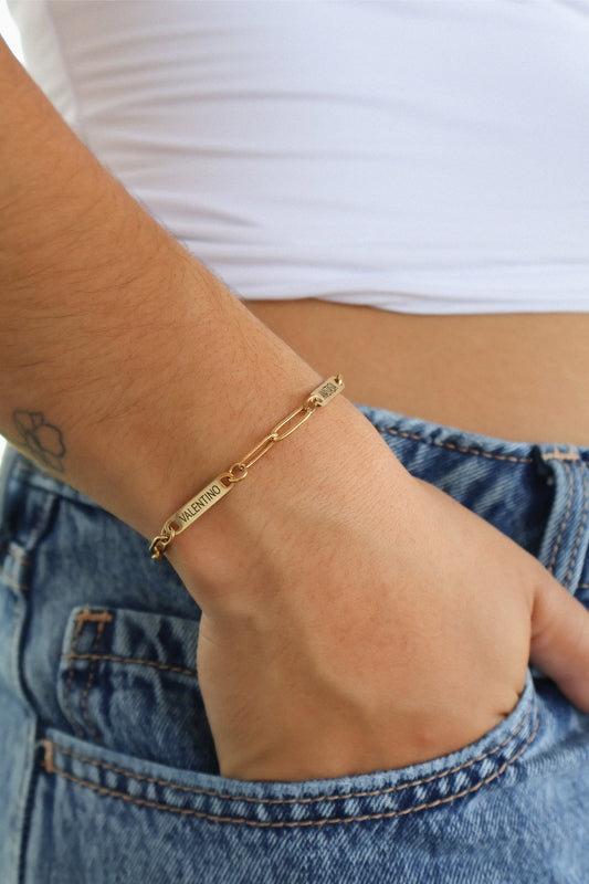 Paperclip Bars Bracelet