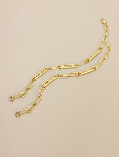Paperclip Bars Bracelet