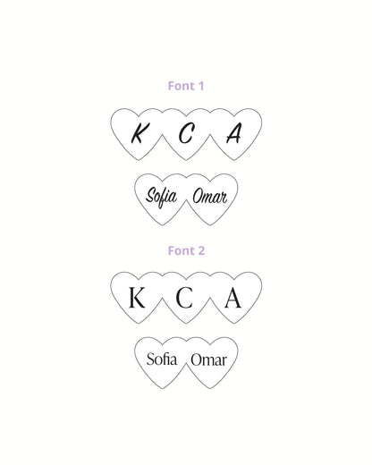 Hearts Paperclip Bracelet