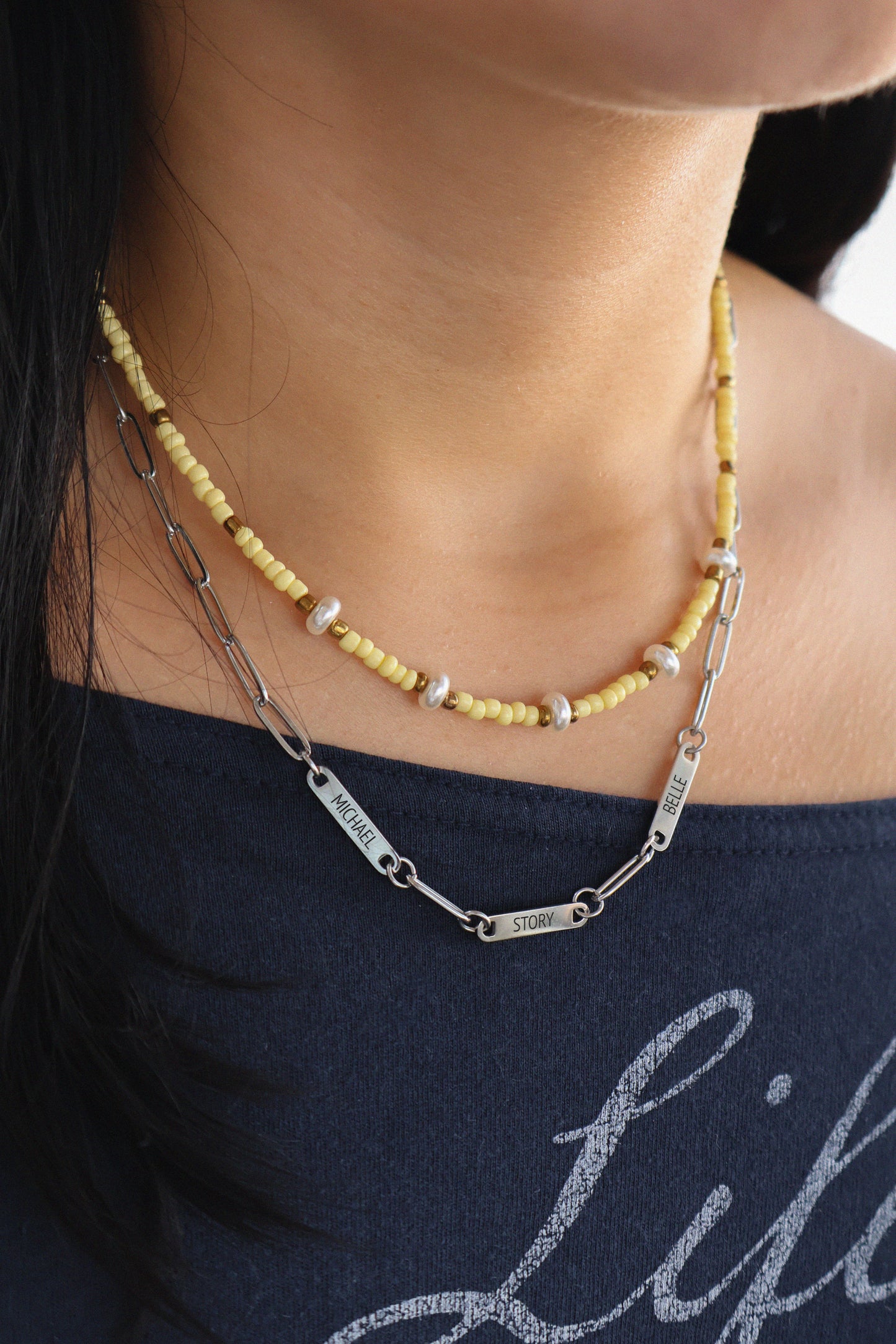 Paperclip Bars Necklace