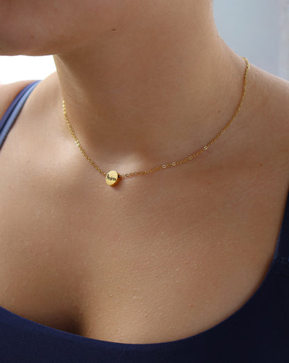 Barely There Circle Necklace